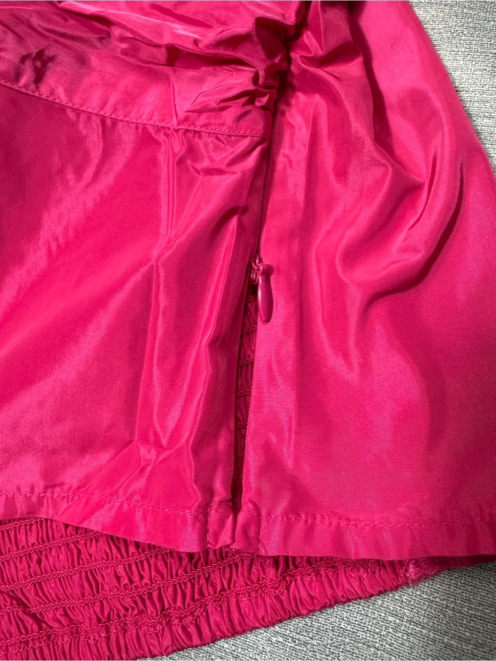 NWT New LOFT Taffeta Puff Sleeve Sweetheart Top In Melrose Pink Size 14
